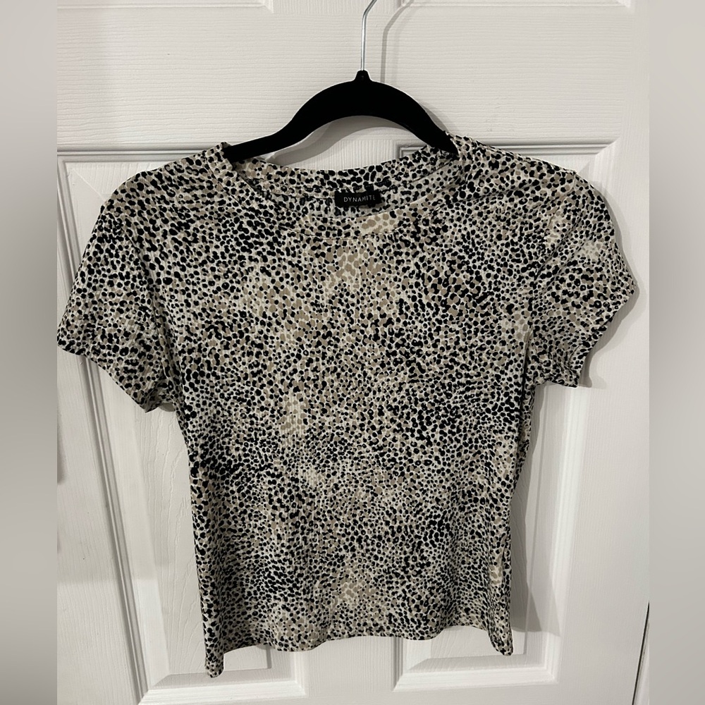 Dynamite Leopard Print Women's Top